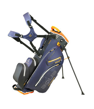 Aqua Hybrid 2 Stand Bag navy/oranje