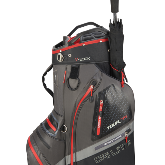Big Max Big Max Dri Lite V4 cartbag grijs/rood