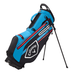 Callaway Chev Dry standbag zwart/blauw/rood