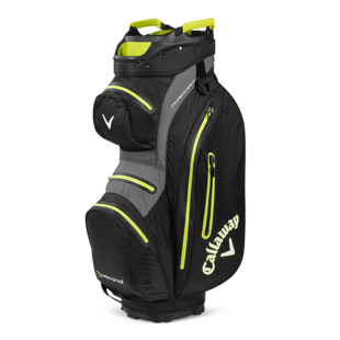 Callaway Hyper Dry 15 cartbag zwart/grijs/lime