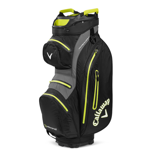 Callaway Callaway Hyper Dry 15 cartbag zwart/grijs/lime