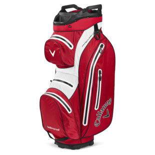 Callaway Hyper Dry 15 cartbag rood/wit