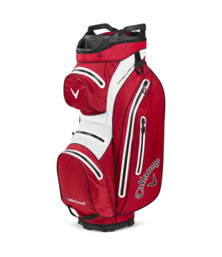 Callaway Hyper Dry 15 cartbag rood/wit