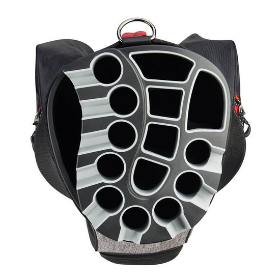 Wilson Staff Wilson Staff I Lock Dry cartbag zwart/rood