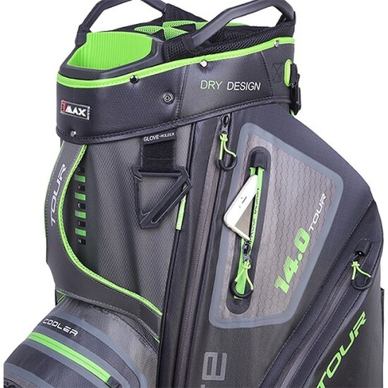 Big Max Big Max Dri Lite tour cartbag zwart/lime