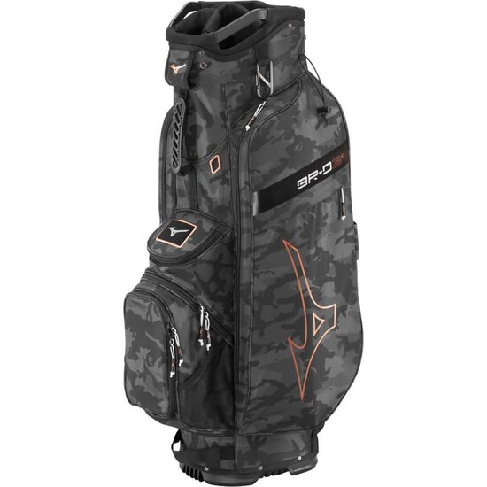 Mizuno BR D3 cartbag zwart/camo/koper