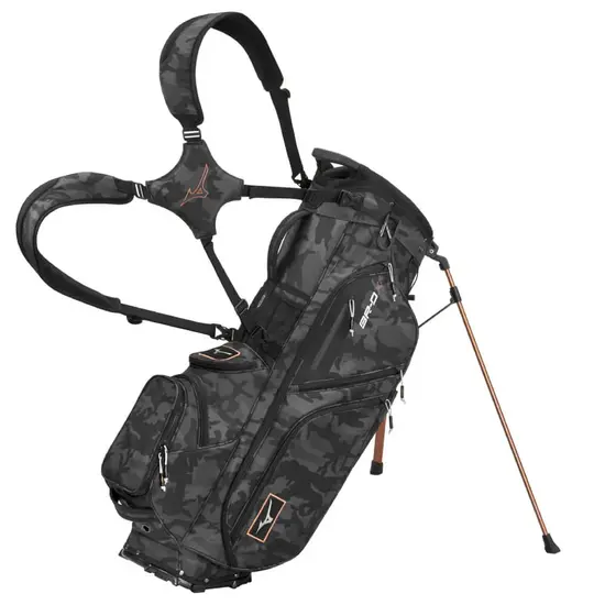Mizuno BR DX hybrid standbag  zwart/camo