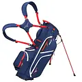 Mizuno BR DX hybrid standbag  navy/rood