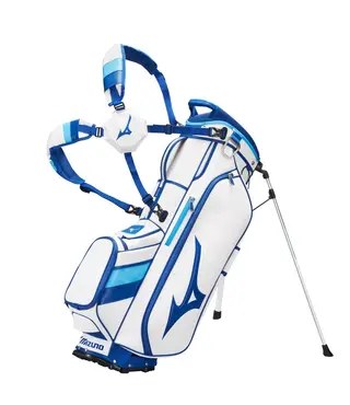 Mizuno Tour Stand bag blauw/wit 2024