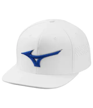 Mizuno Tour Flat Snapback Golfpet Wit