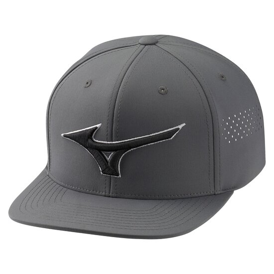 Mizuno Tour Flat Snapback Dark Charcoal