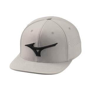 Mizuno Tour Flat Snapback Golfpet Grijs