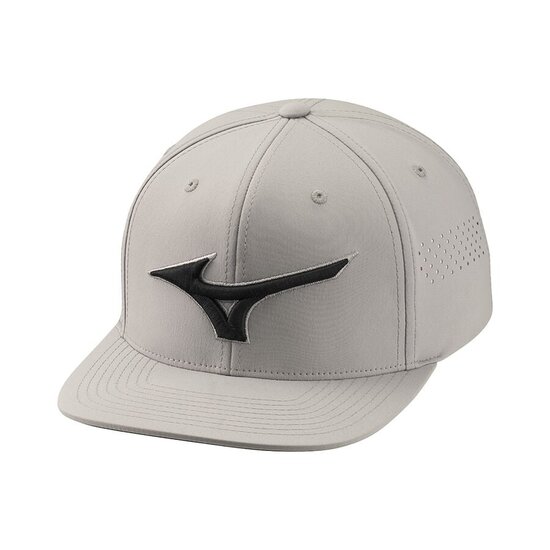 Mizuno Tour Flat Snapback Grijs