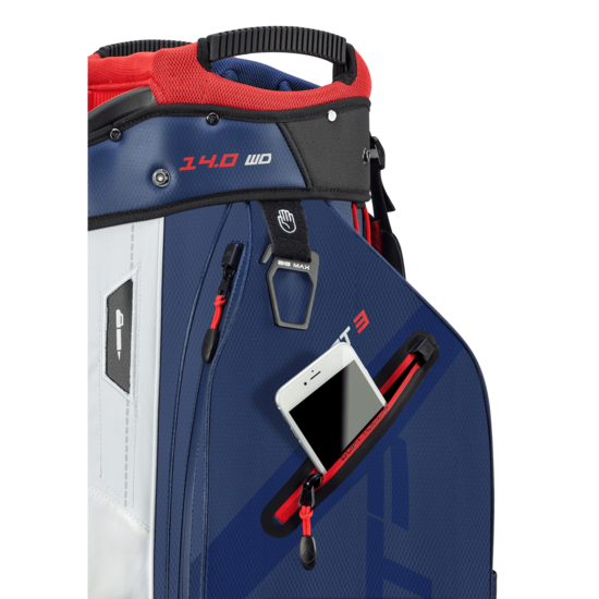 Big Max Big Max Dri Lite Sport 3 cartbag navy/wit/rood
