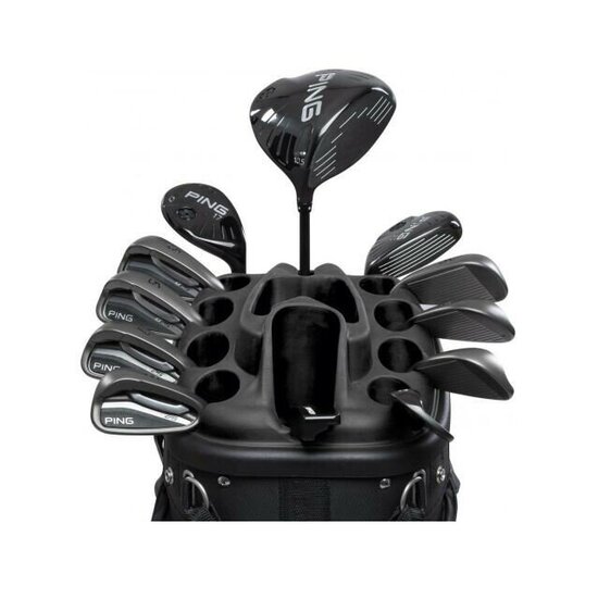 Bennington Bennington QO 14 WR cartbag zwart/wit 2023