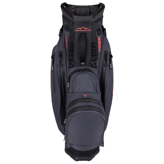 Sun Mountain Sun Mountain H2NO Lite cartbag black/steel/red