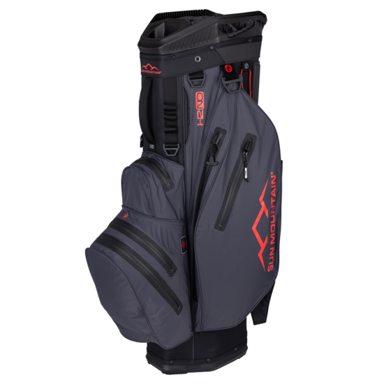 Sun Mountain Sun Mountain H2NO Lite cartbag black/steel/red