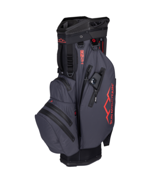 Sun Mountain H2NO Lite cartbag black/steel/red