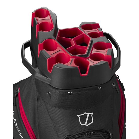 Wilson Staff Wilson Staff I Lock cartbag zwart/rood