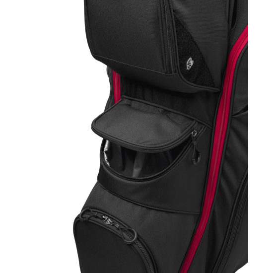 Wilson Staff Wilson Staff I Lock cartbag zwart/rood