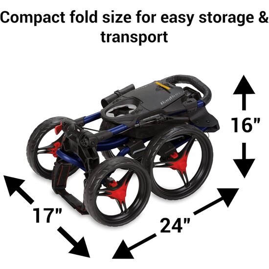 BagBoy BagBoy Quad XL golftrolley zilver/zwart