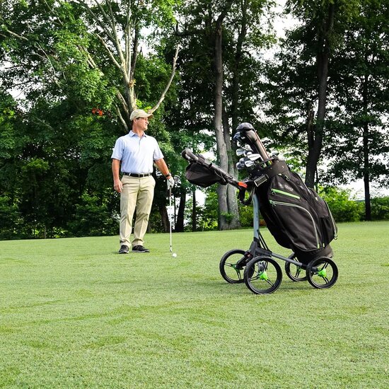 BagBoy BagBoy Quad XL golftrolley zilver/zwart