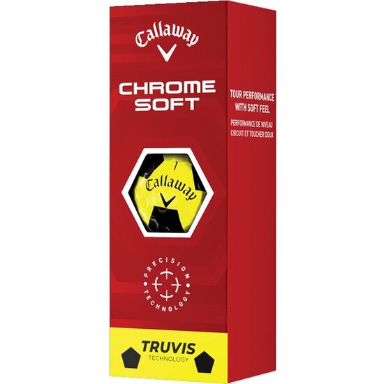 Callaway Callaway Chrome Soft Truvis geel