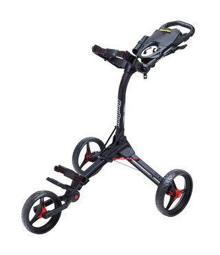 BagBoy Compact 3 is golftrolley zwart/rood