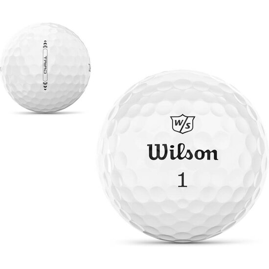 Wilson Staff Wilson Staff Triad 2022 Golfballen - Wit -12 Stuks