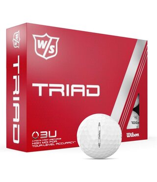 Wilson Staff Triad 2022 Golfballen - Wit -12 Stuks