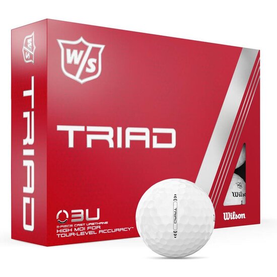 Wilson Staff Wilson Staff Triad 2022 Golfballen - Wit -12 Stuks