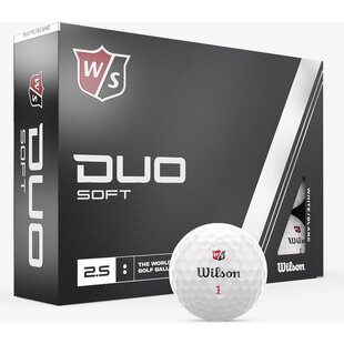 Wilson Staff DUO Soft Golfballen 2023 - Wit - 12 Stuks