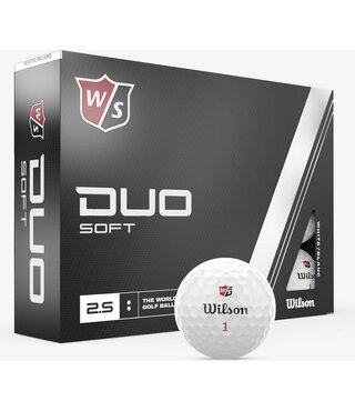 Wilson Staff DUO Soft Golfballen 2023 - Wit - 12 Stuks
