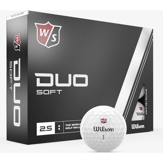 Wilson Staff Wilson Staff DUO Soft Golfballen 2023 - Wit - 12 Stuks