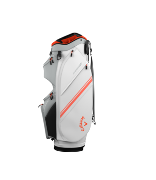 Callaway Chase 14 cartbag 2025 white/silver/orange
