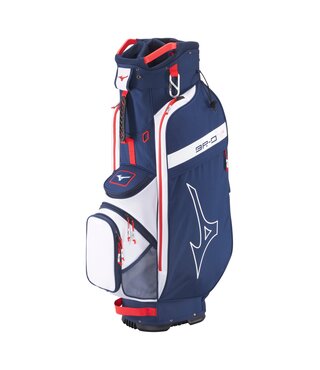 Mizuno BR D3 cartbag navy rood