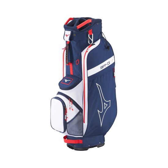 Mizuno BR D3 cartbag navy rood