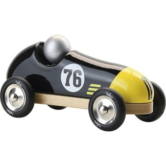 Vilac Vintage racing car wood black large