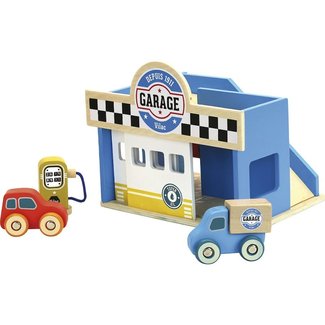 Vilac Garage Vilacity wood blue