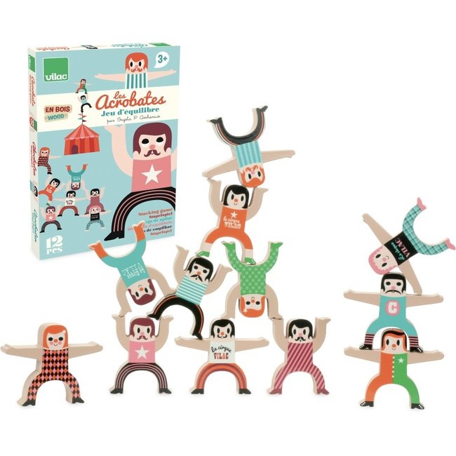 Vilac Stack game acrobats  wood 7710