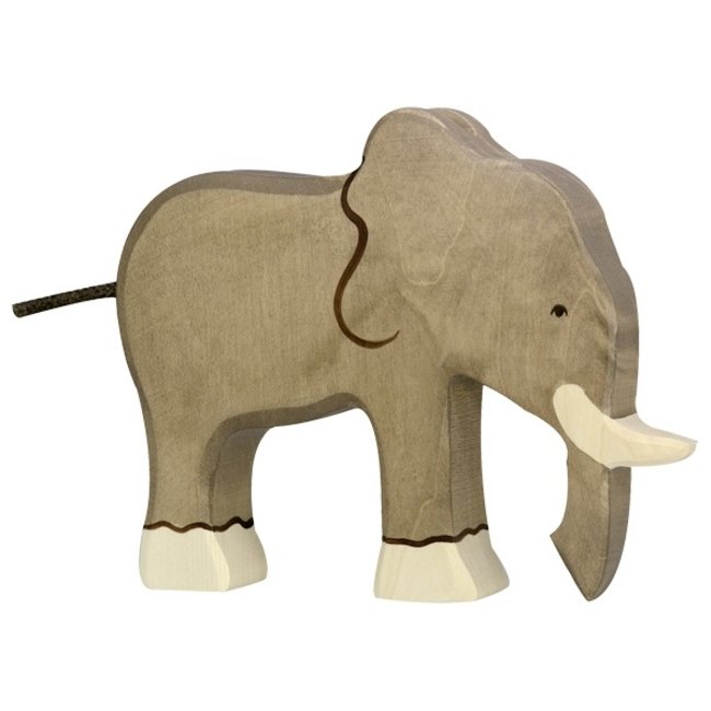 Holztiger Elephant wood 80147 19 cm