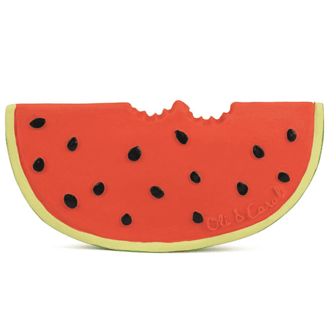 Oli & Carol Wassermelone Bad und Beißspielzeug