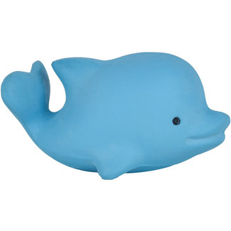 Tikiri Dolphin bath toy and rattle blue