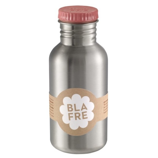 Blafre Bottle 500 ml pink lid stainless steel