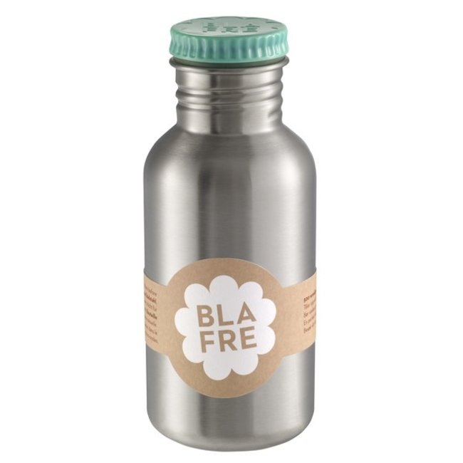 Blafre Bottle 500 ml blue lid stainless steel