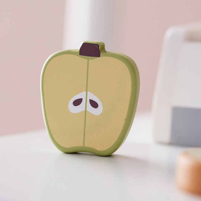 Kids Concept Houten blender met fruit Bistro wit 1000414