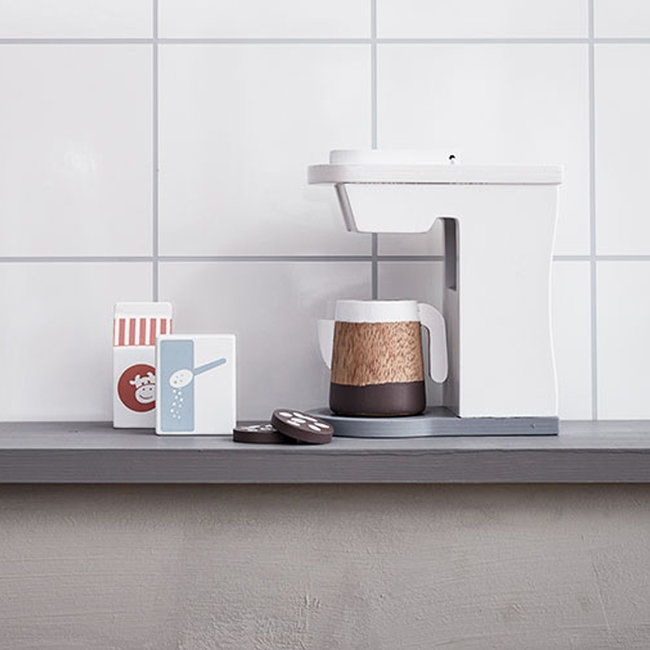 Kids Concept Coffee maker Bistro wood white 1000262