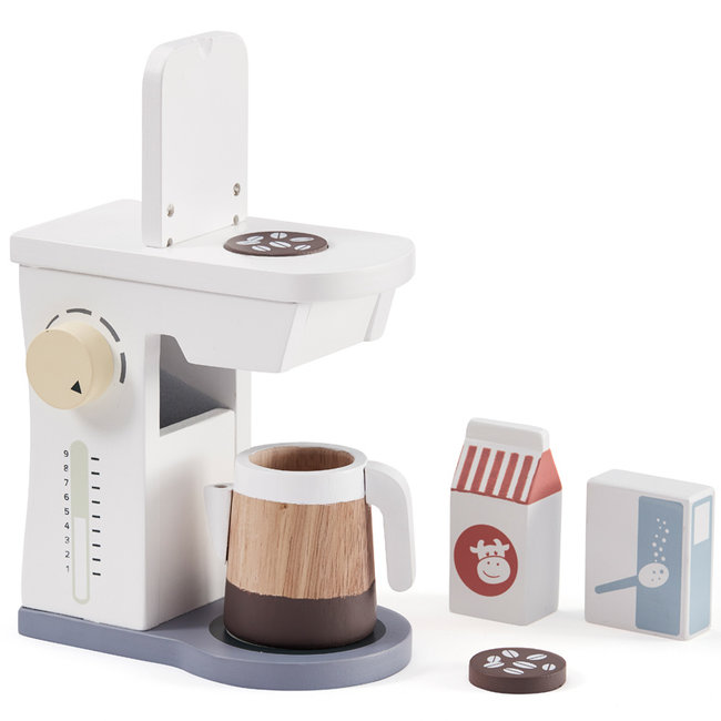 Kids Concept Kaffeemaschine Bistro Holz weiß 1000262