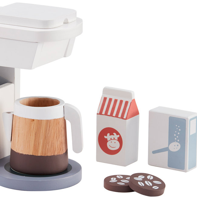 Kids Concept Kaffeemaschine Bistro Holz weiß 1000262
