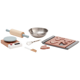 kids wooden baking set